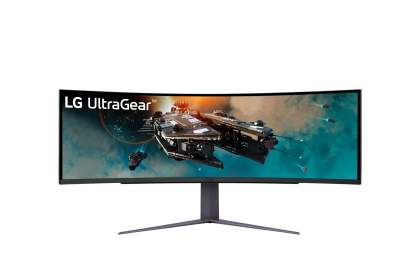 Κυρτή οθόνη UltraGear™ 32:9 Dual QHD 49 για παιχνίδια με ρυθμό ανανέωσης 240Hz | 49GR85DC-B main image