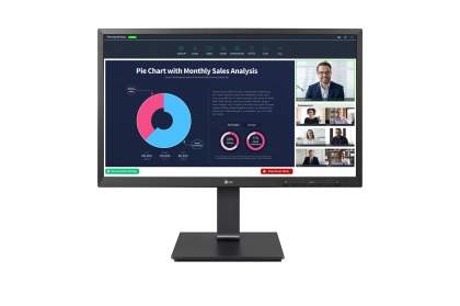 23.8” IPS FHD Monitor with Built-in Webcam, Mic, & USB Type-C™ | 24BP750C-B main image