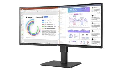 34 WQHD UltraWide™ Curved Monitor with Built-in Speakers, & USB Type-C™ | 34BQ77QB-B main image